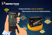 Laden Sie das Bild in den Galerie-Viewer, 100Ah LiFePo4 12V / 100 Ah Batterie Lithium Akku mit BMS und Heizfolie - 6 Jahre Garantie